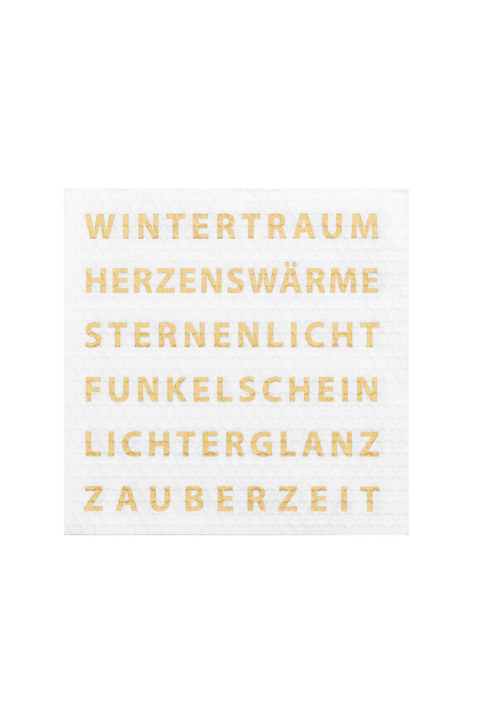 Serviette 33x33cm - Wintertraum - 92433 - Räder Design-dquadrat