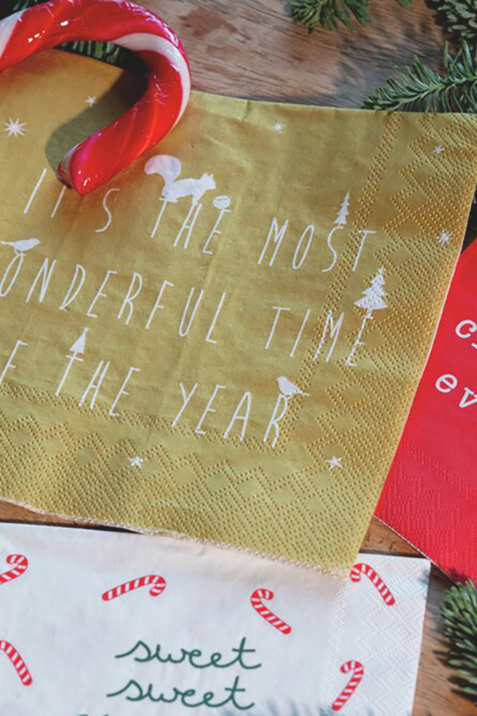 Servietten "It´s the most wonderful time of the year" 33x33 - 92892 - Räder Design-dquadrat