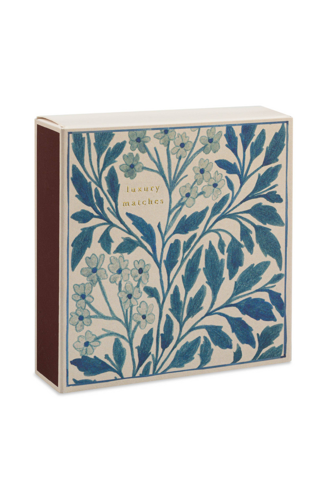 Sicherheitsstreichhölzer - Blaues Blumenmuster - Archivist Gallery - Europe - Quadratisch-dquadrat
