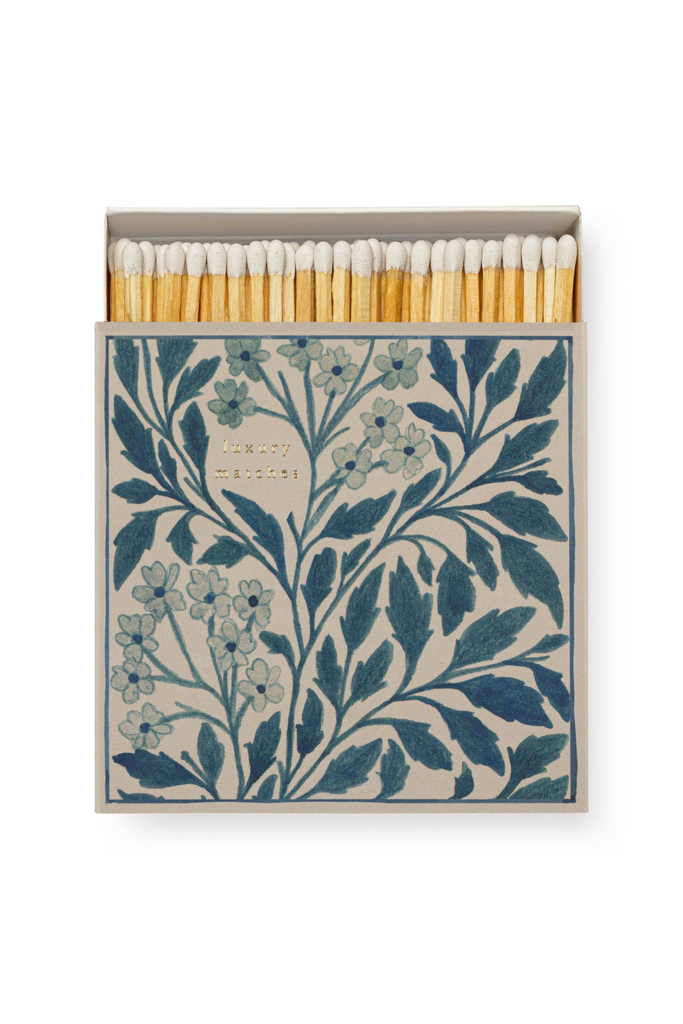 Sicherheitsstreichhölzer - Blaues Blumenmuster - Archivist Gallery - Europe - Quadratisch-dquadrat
