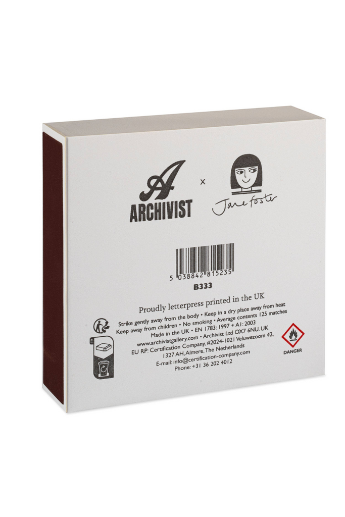 Sicherheitsstreichhölzer - Taube von Jane Foster -  Archivist Gallery - Europe - Quadratisch-dquadrat