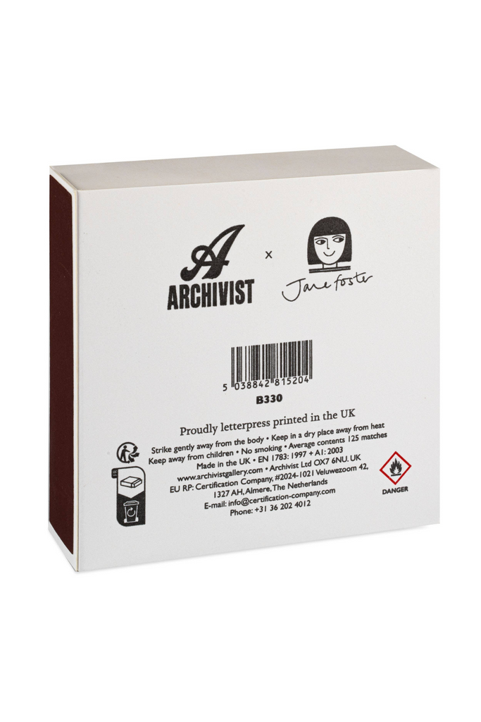  Sicherheitszündhölzer - Katze von Jane Foster - Archivist Gallery - Europe - Quadratisch -dquadrat