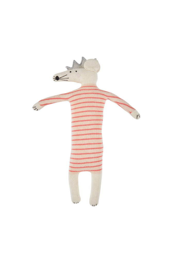 Stofftier aus Baumwolle - gestrickt - Party-Maus - Sophie Home