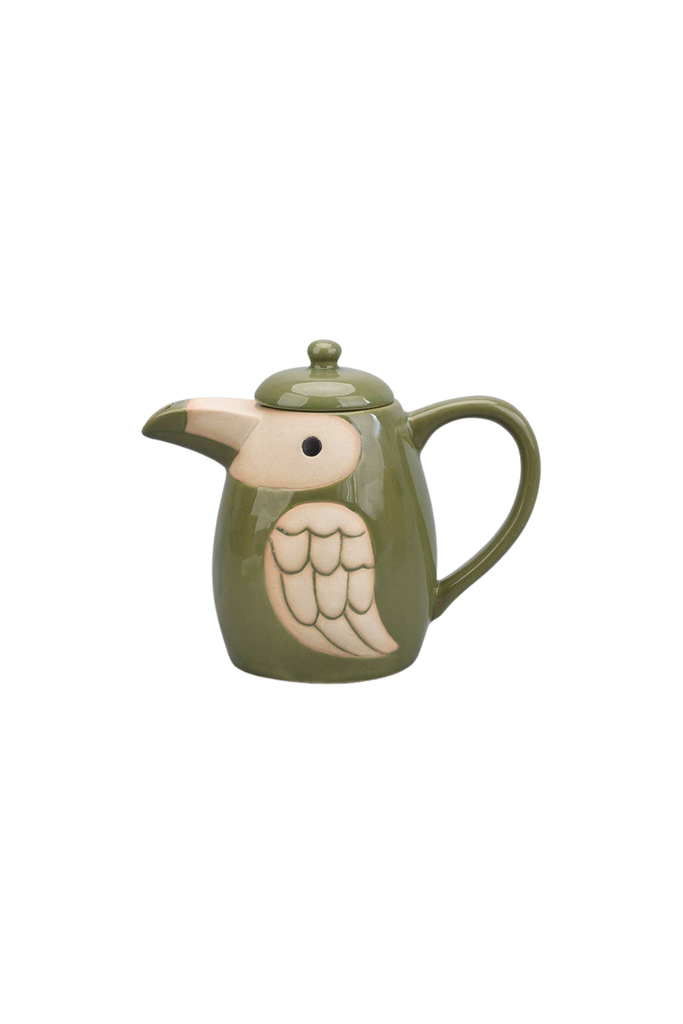 Teekanne - Grüner Vogel - 17544 - Opjet Paris-dquadrat