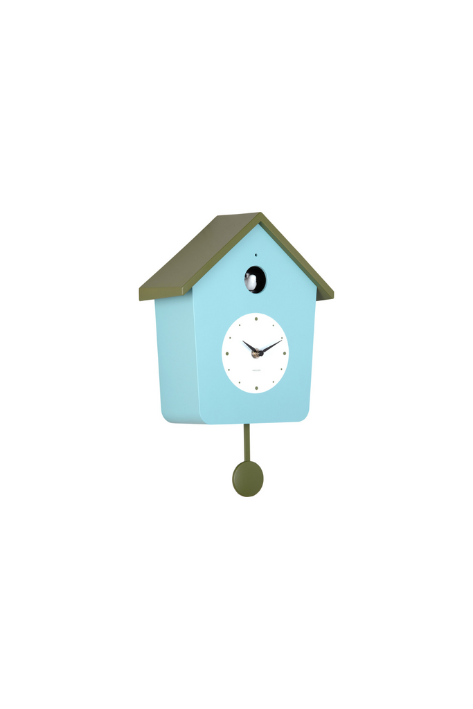 Wanduhr KUCKUCKSLICHT - WALL LOCK CUCKOO-karlsson-present-time-dquadrat
