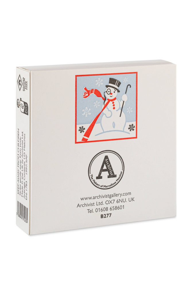 Weihnachts-Sicherheitsstreichhölzer🎄- Schneemann - Archivist Gallery - Europe - Quadrat-dquadrat