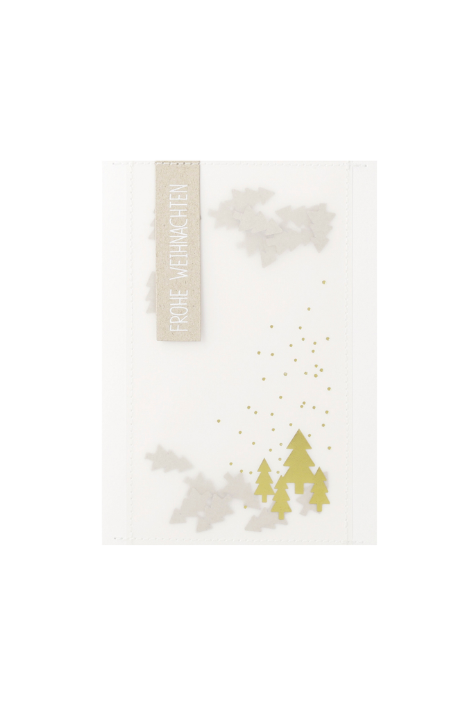 Weihnachtstütchen Karte "Frohe Weihnachten" - 92817 - Räder Design-dquadrat