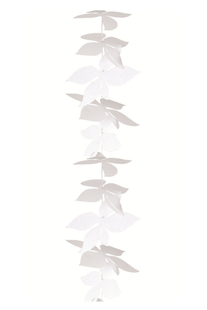 White Blossom Papierkette - 9296 - Räder Design-dquadrat