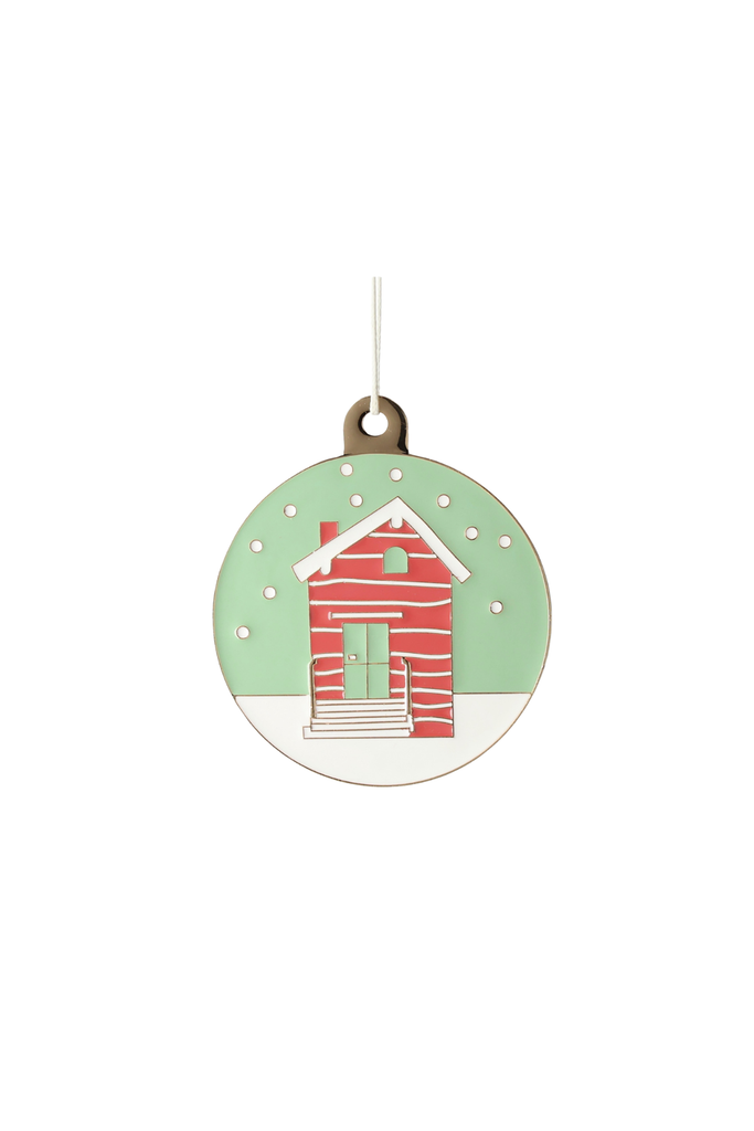 Winterornament "Schneehütte" - 92778 - Räder Design - Weihnachtsbaumschmuck-dquadrat