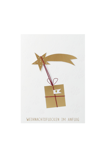 Wunscherfüller Karte "Weihnachtsflocken" - 92707 -Räder Design-dquadrat