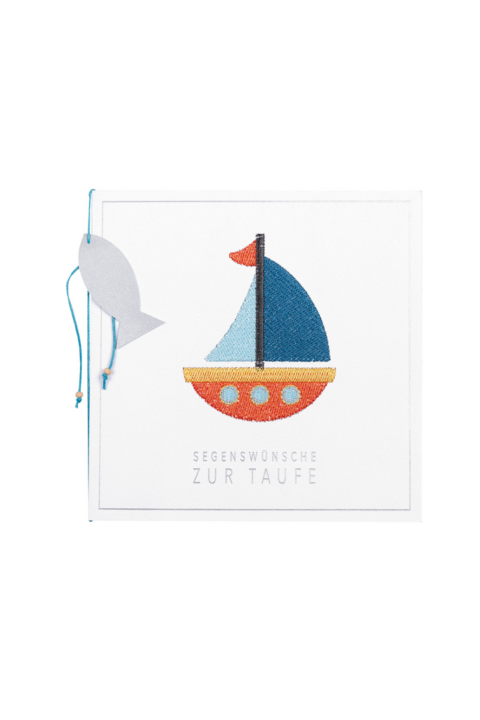 XL-Strickkarte "Segenswünsche zur Taufe" - 17803 - Räder Design-dquadrat