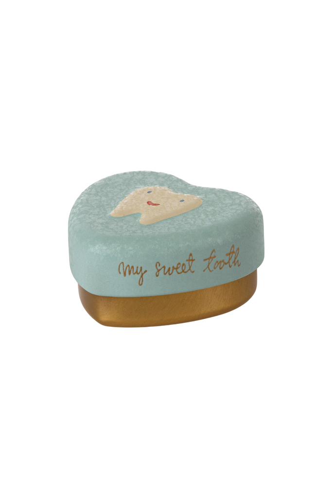 Zahnbox - Mint - Herz - 19-3607-01  - Maileg-dquadrat