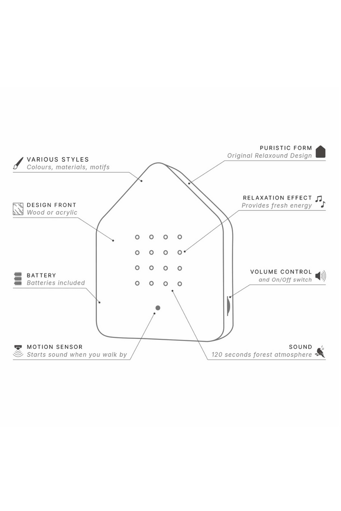 Zwitscherbox White - 11ZBX0101001  - Relaxound