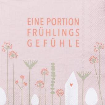 Servietten Räder Design Eine Portion rühlingsgefühle Ostern