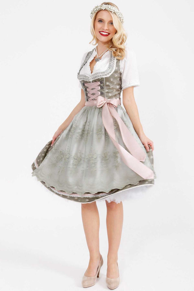 Dirndl - Modell CATALEYA - Krüger Collection - inkl. Spitzenschürze - 60 cm - 015426-0-0057