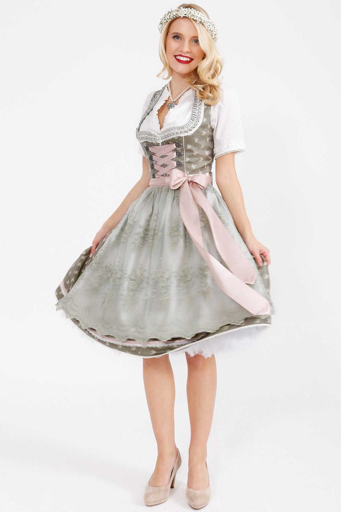 Dirndl - Modell CATALEYA - Krüger Collection - inkl. Spitzenschürze - 60 cm - 015426-0-0057