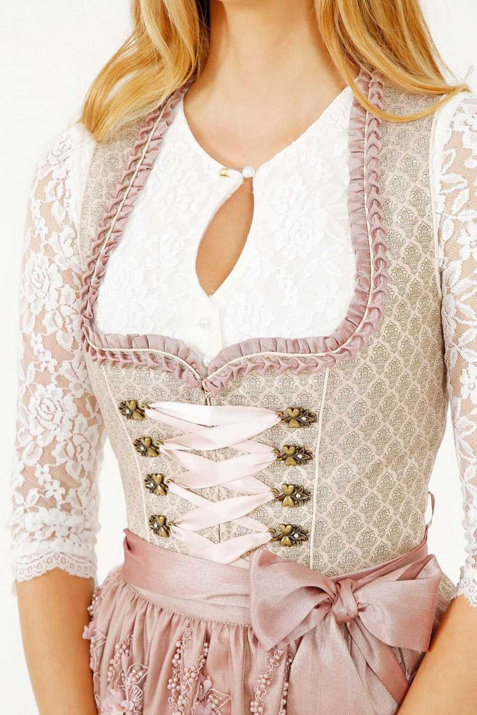 Dirndl - Modell PURE ROMANCE - Krüger Collection - inkl. Spitzenschürze - 70 cm - 016727-0-0233