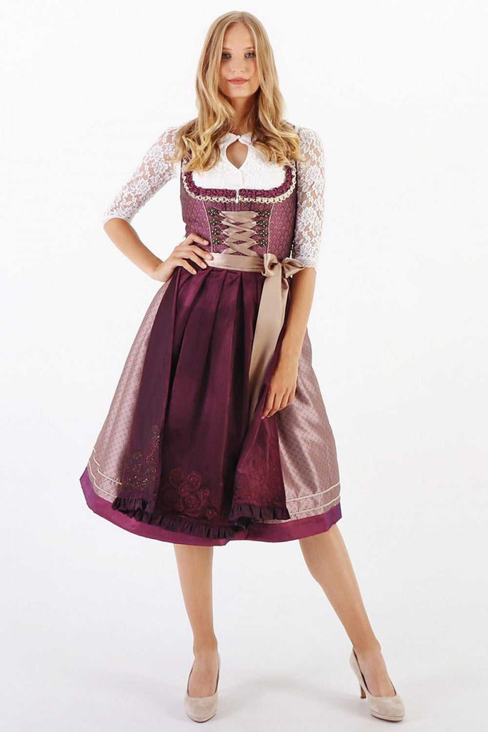 Dirndl - Modell CLEO - Krüger Collection - inkl. Schürze - 70 cm - 016927-0-0090