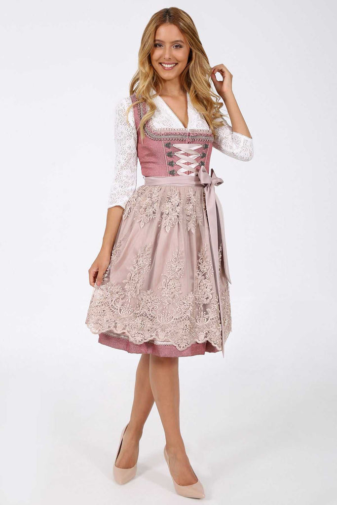 Dirndl - Modell LORNA - Krüger Collection - inkl. Spitzenschürze - 60 cm - 019806-0-0033