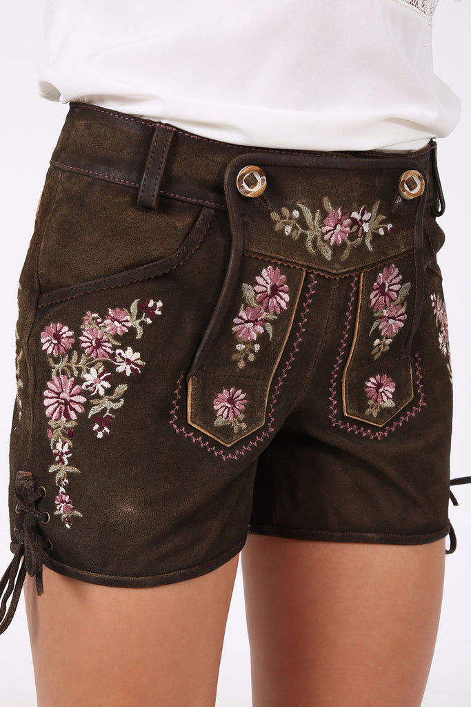 Damen Lederhose - Modell SOFT PINK - Krüger Madl - Short - 034363-0-0007