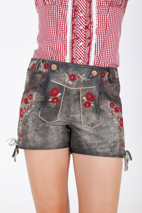 Damen Lederhose - Modell COACHELLA - Krüger Madl - Short - 034390-0-0709