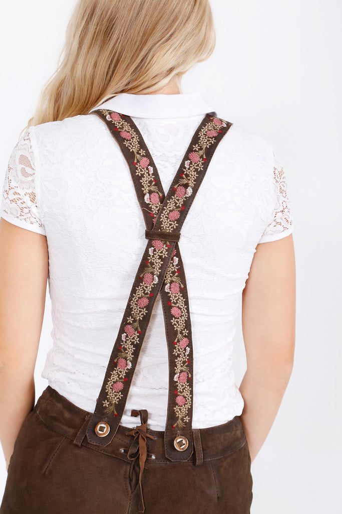 Damen Lederhose - Modell FLEUR OLANA - Krüger Madl - Short - 035341-0-0007