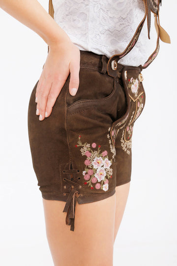 Damen Lederhose - Modell FLEUR OLANA - Krüger Madl - Short - 035341-0-0007