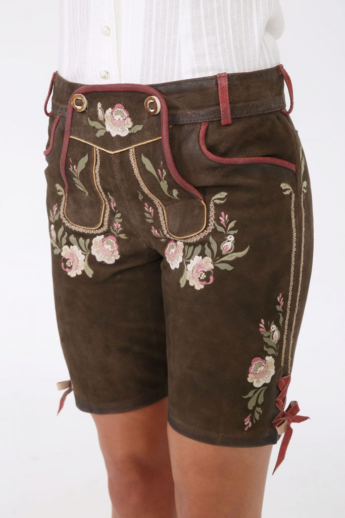 Damen Lederhose - Modell BETTY - Krüger Madl - Bermuda - 037330-0-0007