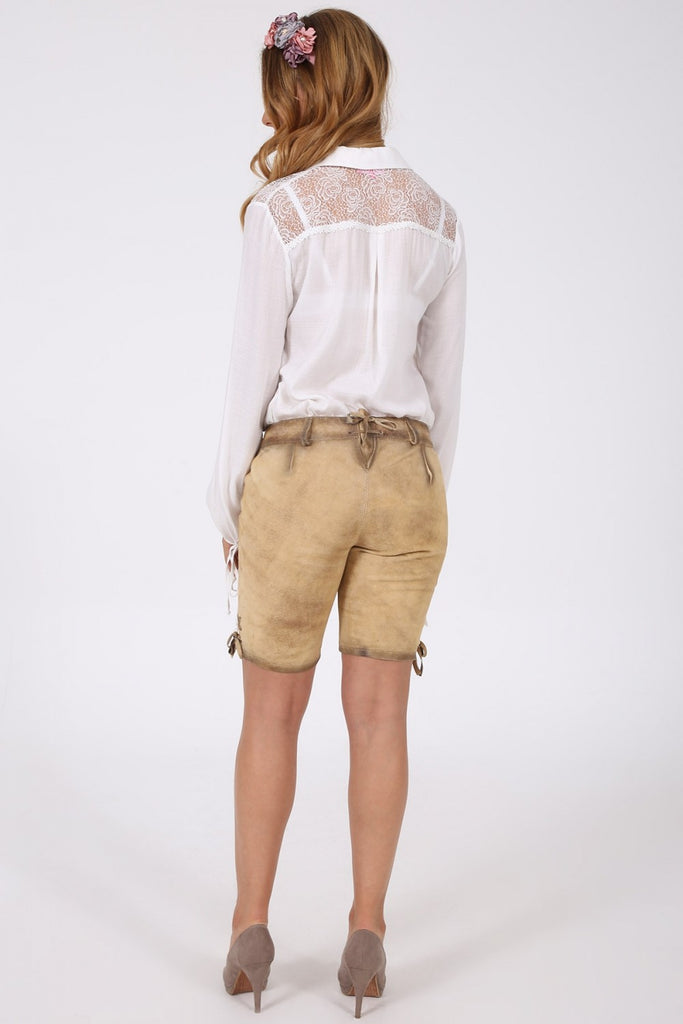 Damen Lederhose - Modell PASCALE - Krüger Madl - Bermuda - 038336-0-0071