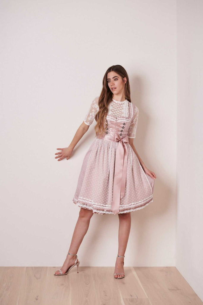 Dirndl - Modell JULIANA - Krüger Madl - inkl. Spitzenschürze - 50 cm - 047475-0-0033