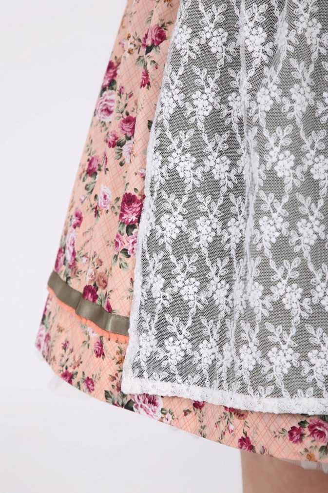 Dirndl - Modell LINA - Krüger Madl - inkl. Spitzenschürze - 50 cm - 047835-0-0036
