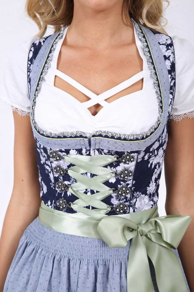 Dirndl - Modell FRANKA - Krüger Madl - inkl. Schürze - 50 cm - 048345-0-0080