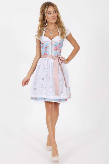 Dirndl - Modell FELICITAS - Krüger Madl - inkl. Spitzenschürze - 50 cm - 048405-0-0081