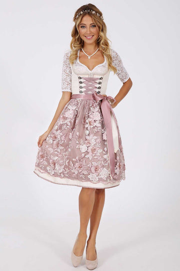 Dirndl - Modell  AMIRA  - Krüger Madl - inkl. Spitzenschürze - 60 cm -  048886-0-0002