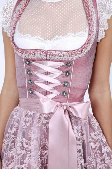 Dirndl - Modell SMILLA - Krüger Madl - inkl. Spitzenschürze - 50 cm - 049595-0-0033