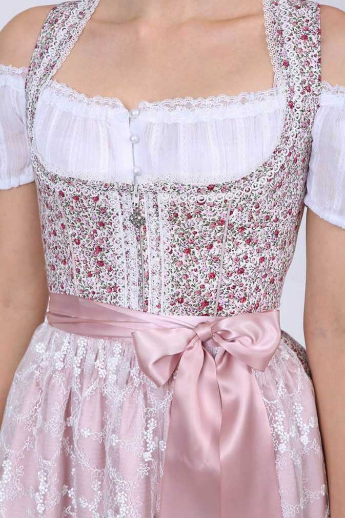 Dirndl - Modell  ARLETA  - Krüger Madl - inkl. Spitzenschürze - 50 cm - 049725-0-0233