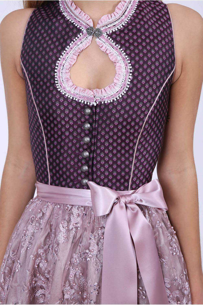 Dirndl - Modell  FANNY  - Krüger Madl - inkl. Spitzenschürze - 60 cm -  049886-0-0090