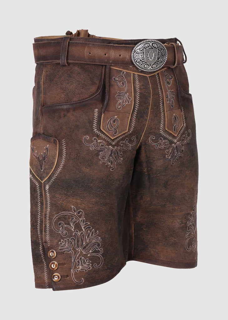 Herren Lederhose - Modell PAOLO - Krüger Buam - 099618-0-0071