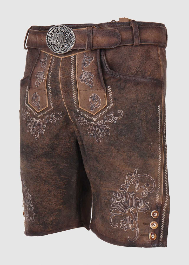 Herren Lederhose - Modell PAOLO - Krüger Buam - 099618-0-0071