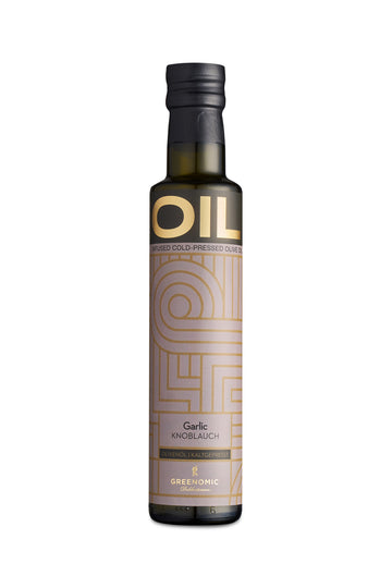 olivenöl greenomic knoblauch kaltgepresst delikatessen feinkost