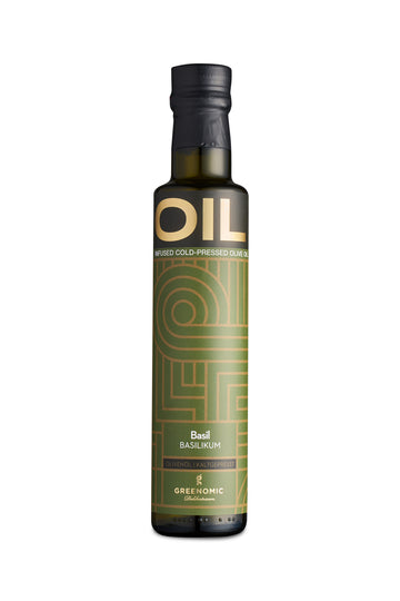 olivenöl greenomic basilikum kaltgepresst delikatessen feinkost