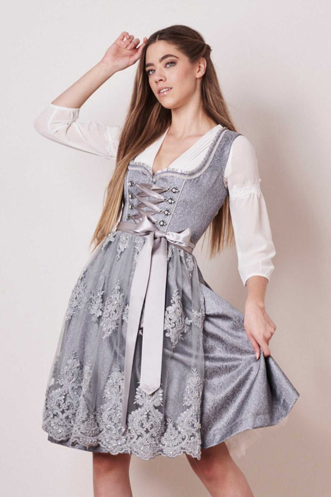 Dirndl - Modell RUTH - Krüger Collection - inkl. Spitzenschürze - 60 cm - 112562-6-0044