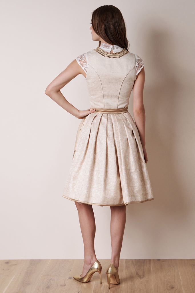 Krüger Collection dirndl ecru spitzenschürtze Hochzeit Festlich