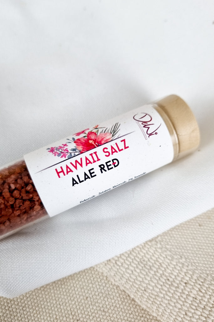 gewürze im reagenzglas Hawaii-Salz-Alae-Red