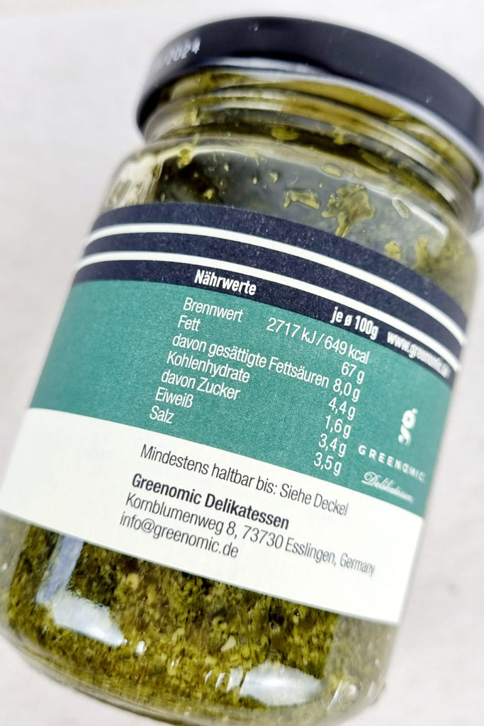 pesto genovese greenomic pasta gewürze