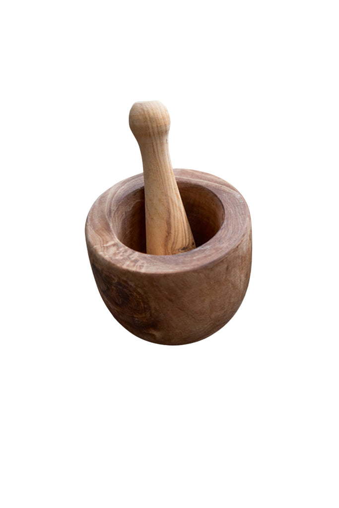 Mörser - Olivenholz - 10cm - Grün&Form