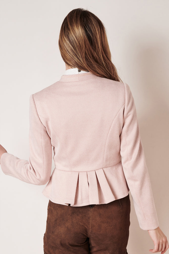 Trachtenjacke jacke krüger madl rosa volants