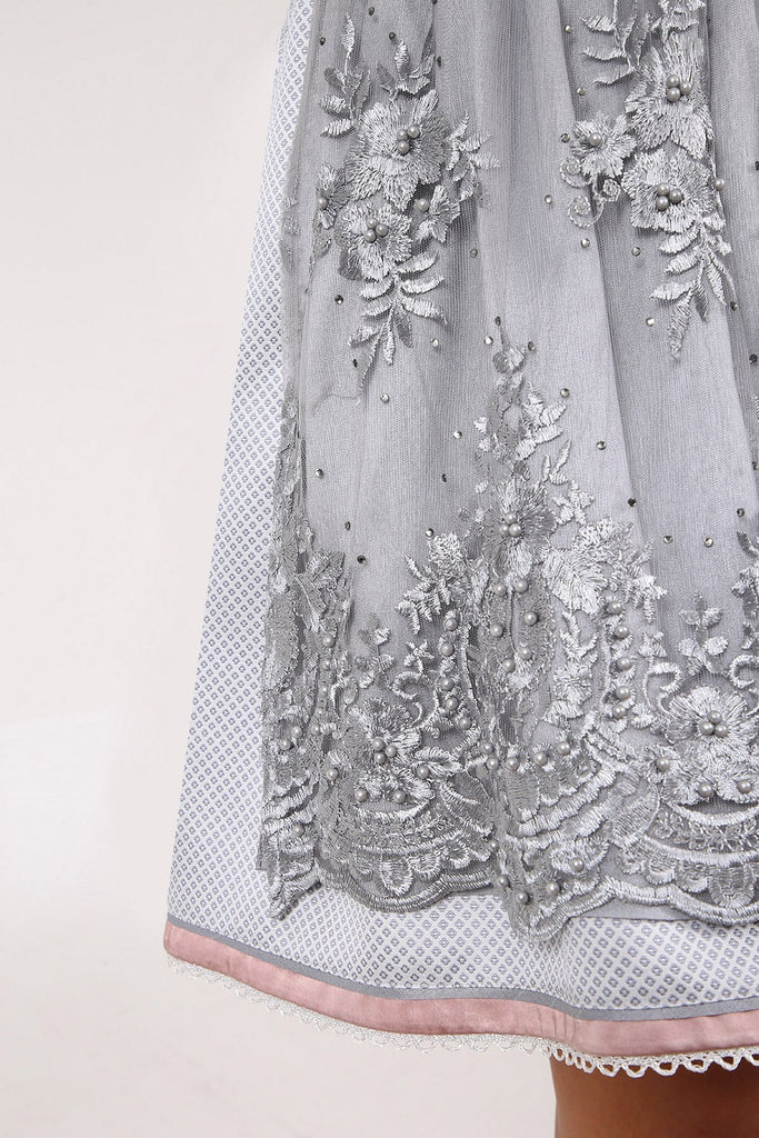 Dirndl - Modell AGATHA - Krüger Madl - inkl. Schürze - 50 cm - 400551-0-0043