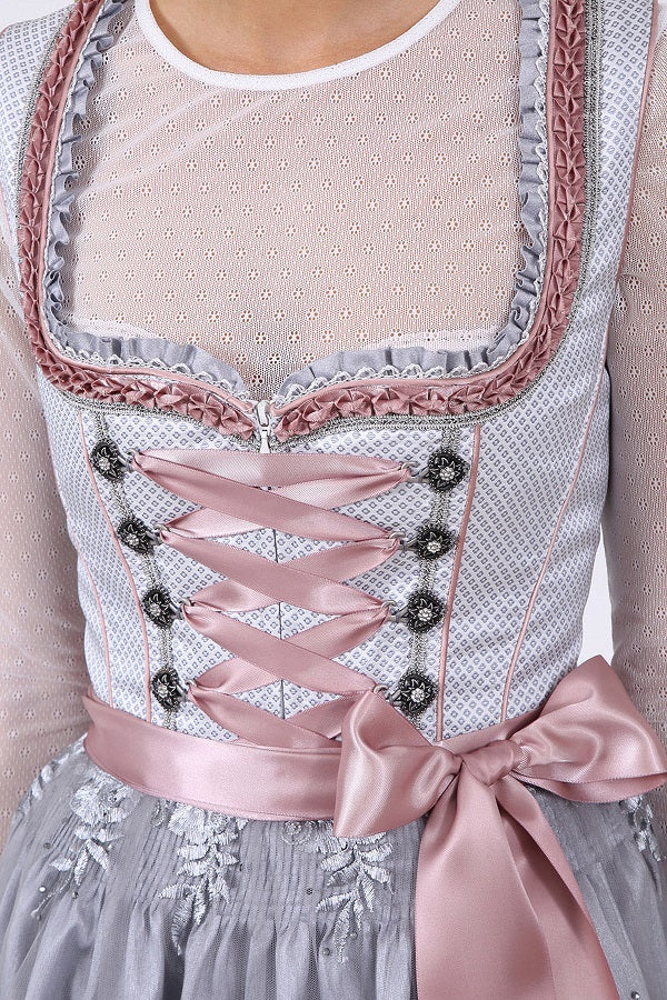 Dirndl - Modell AGATHA - Krüger Madl - inkl. Schürze - 50 cm - 400551-0-0043