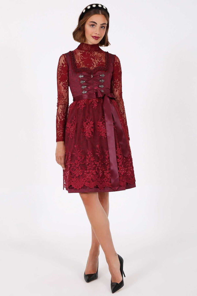 Dirndl - Modell MAYLEA - Krüger Madl - inkl. Spitzenschürze - 60 cm -  405261-0-0090